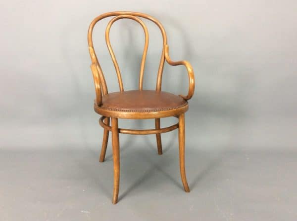 Early 20th Century Thonet Bentwood Armchair armchair Antique Chairs 3