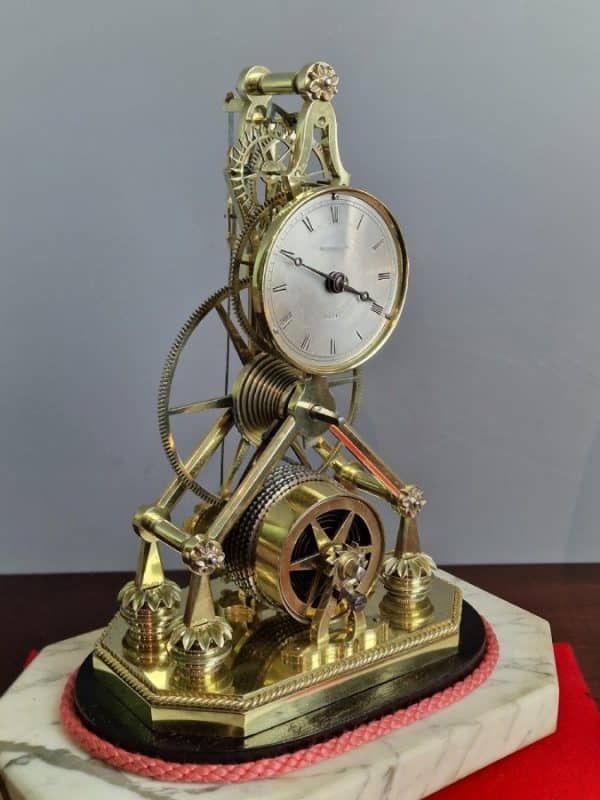 Whitehurst, Derby A Rare Early 19th Century English Skeleton Clock Skeleton clock Antique Clocks 17