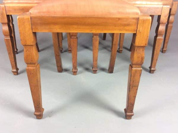 Set of Six Arts & Crafts Walnut Shapland & Petter Dining Chairs c1900 Arts and Crafts Dining Chairs Antique Chairs 11