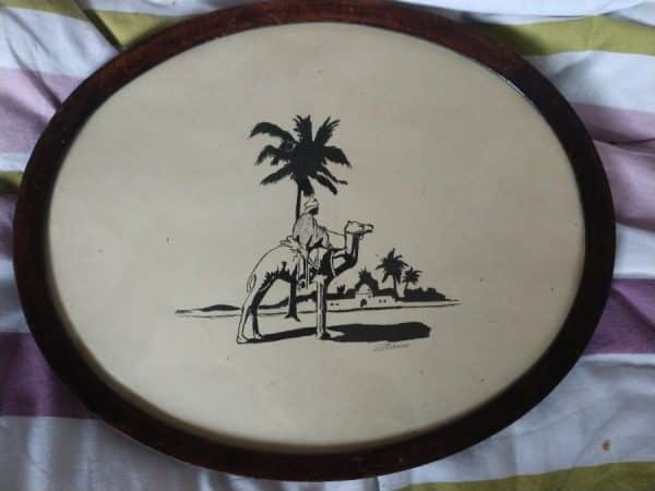 Rare Orientalist original PEN & INK Egypt c1910 WW1 signed Will Robinson