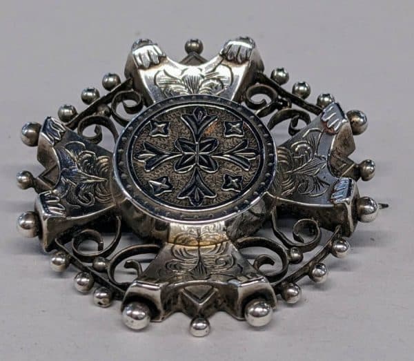 Star Brooch Antique Silver Miscellaneous 4