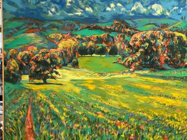 Large Canvas Symondsbury Dorset