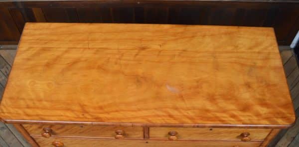 Victorian Satin Wood Chest Of Drawers SAI2893 - Image 19