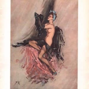 DAVID WRIGHT 1940’s ORIGINAL PRINT – ‘TAKING COVER’ NOT A COPY OR REPRODUCTION Antique Print Antique Art