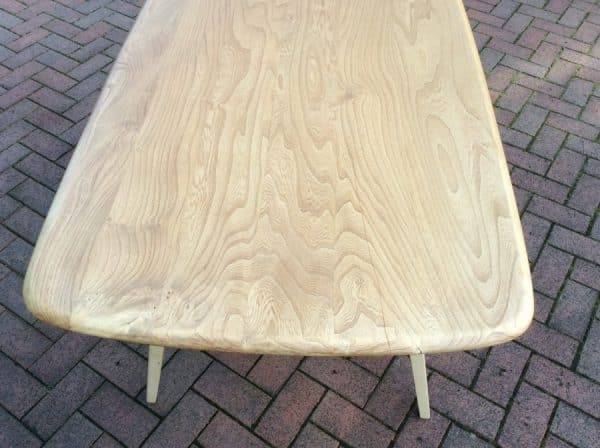 Ercol Dining Table and Six Windsor Chairs - Image 10