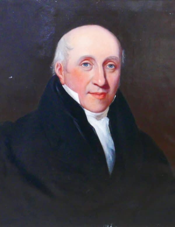 19th Century Oil On Canvas Portrait Of A Gentleman - Image 2