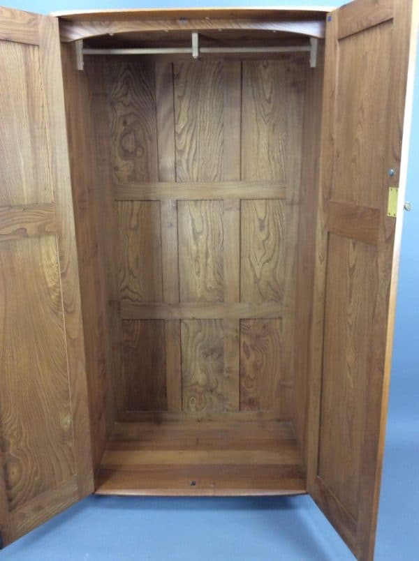 Mid Century Ercol Windsor Elm Single Wardrobe - Image 3