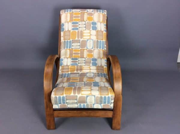 Art Deco Lounge Chair by Suparest c1930’s armchair Antique Chairs 11