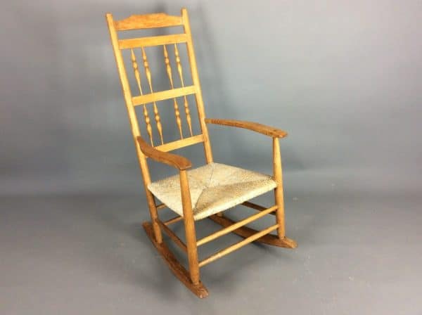 Cotswold School Rocking Chair by Edward Gardiner c1930’s cotswold school Antique Chairs 3