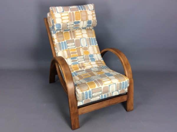 Art Deco Lounge Chair by Suparest c1930’s armchair Antique Chairs 4