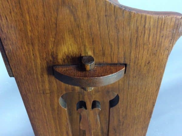 Arts & Crafts Oak Open Bookcase c1900 - Image 7