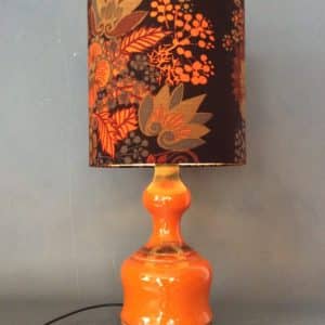 Mid Century West German Ceramic Table Lamp c1960’s/70’s lighting Antique Lighting