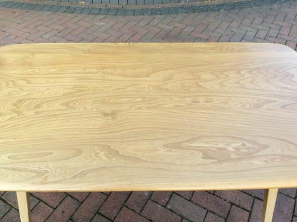 Ercol Dining Table and Six Windsor Chairs - Image 11