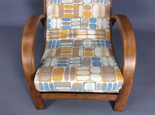 Art Deco Lounge Chair by Suparest c1930’s armchair Antique Chairs 5