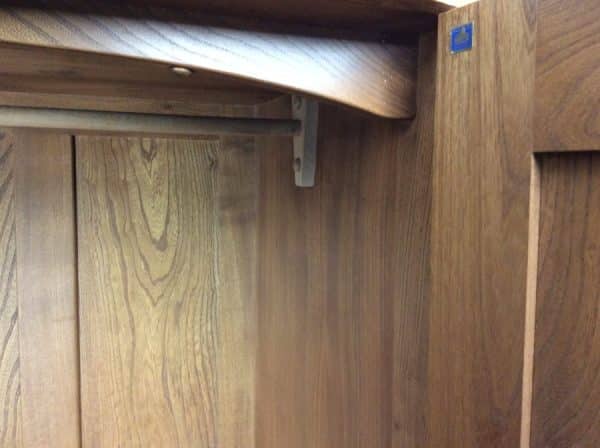 Mid Century Ercol Windsor Elm Single Wardrobe - Image 6