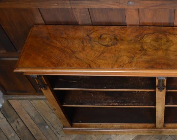 Victorian Walnut Bookcase/ Display Cabinet SAI2927 Antique Bookcases 14