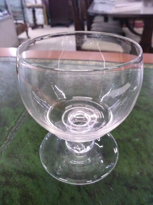 Glass Rummer on a Blade Knop Stem