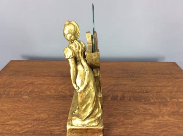 Large Art Nouveau Figural Mirror by Goldscheider c1895 - Image 3