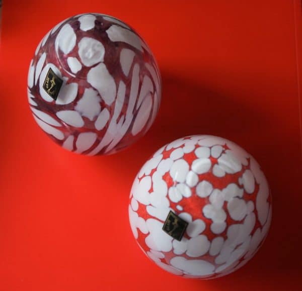 A Pair of Vintage Art Glass Langham Hand Made Vases - Image 7