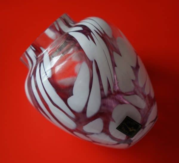 A Pair of Vintage Art Glass Langham Hand Made Vases - Image 3