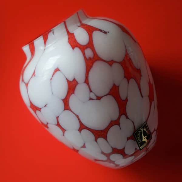 A Pair of Vintage Art Glass Langham Hand Made Vases - Image 5