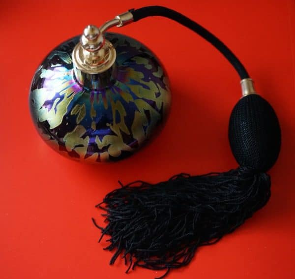 Royal Brierley Iridescent Studio Perfume / Scent Atomiser Caithnes Atomiser Antique Glassware 3