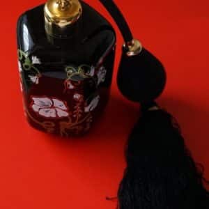Marcel Franck French Perfume / Scent Atomiser Colour Glass Atomizer Antique Glassware
