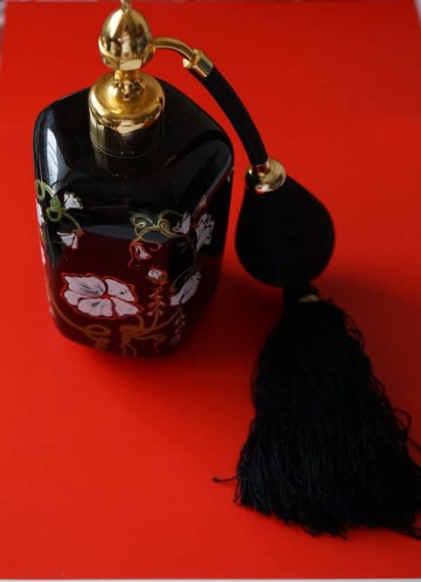 Marcel Franck French Perfume / Scent Atomiser Colour Glass Atomizer Antique Glassware 3