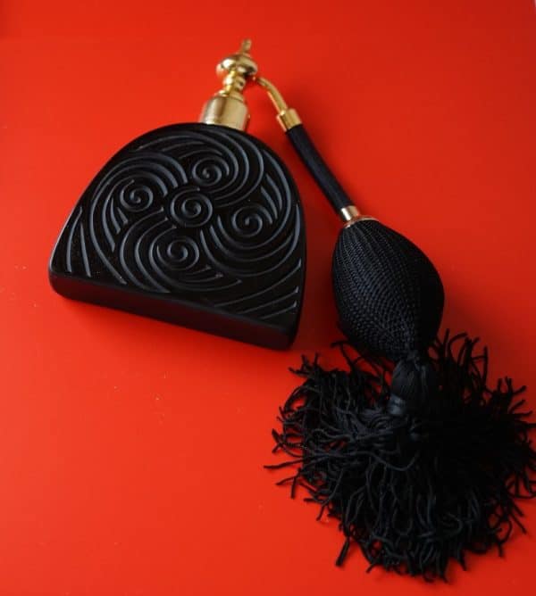 Vintage Marcel Frank Atomiser Black Ceramic Atomiser Antique Ceramics 7