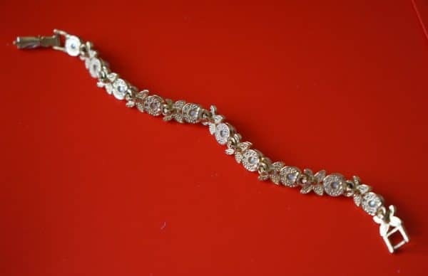 Vintage Ornate Gold Plated Pearl Bracelet – Ideal Present Antique Bracelet Antique Bracelets 4