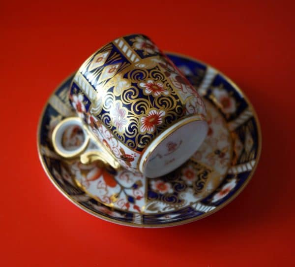 SALE - c 1913 Antique Royal Crown Derby Miniature Imari Vase - Collectible - Image 10