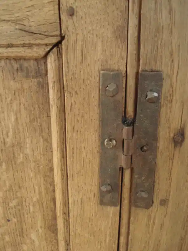 Early Oak & Fruitwood Cupboard for Floor standing/Wall hanging - Image 6