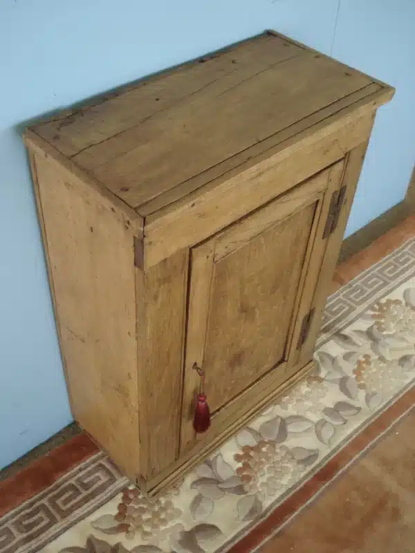 Early Oak & Fruitwood Cupboard for Floor standing/Wall hanging - Image 3