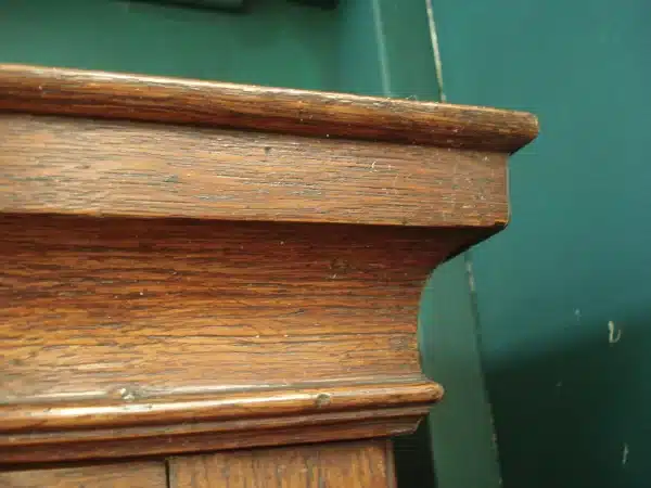 Period Oak Two Door Wall Cupboard - Image 3
