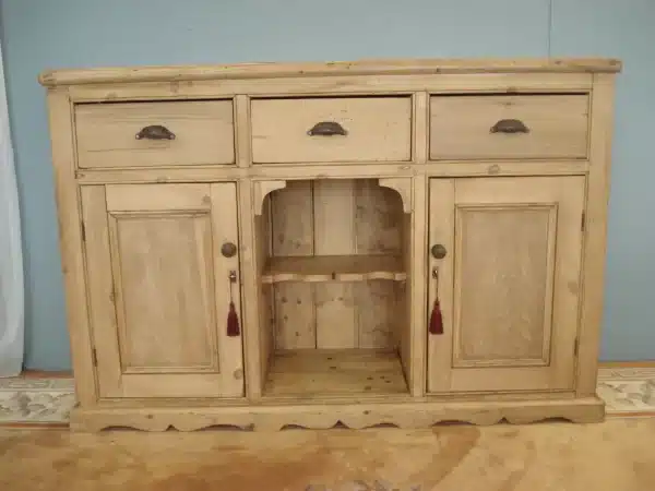Tall 19th Century Pine Dog Kennel Dresser Base - Image 6