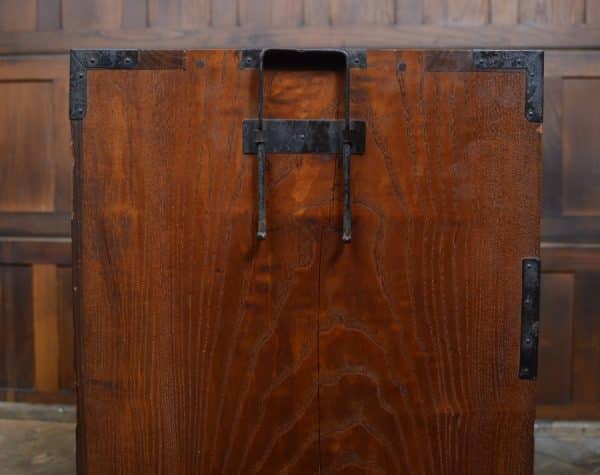 Japanese Elm Wood Tansu Chest SAI2916 - Image 4