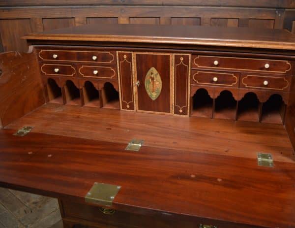 Regency Mahogany Secretaire Chest SAI2935 Antique Draws 10