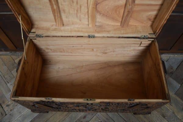 Chinese Camphor Wood Blanket / Storage Box SAI2940 Antique Chests 5