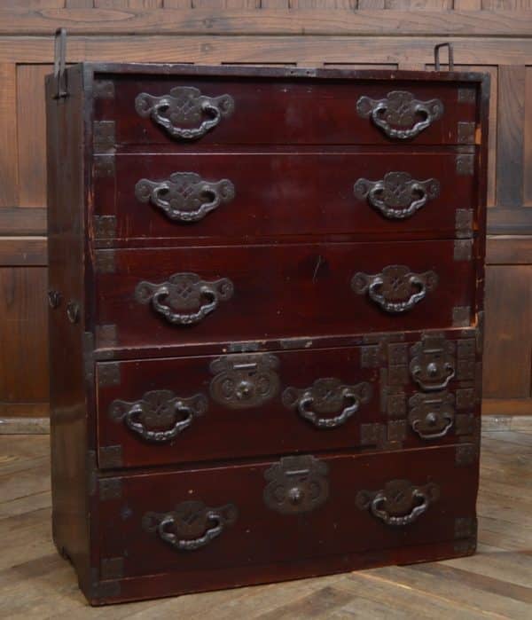 Vintage Japanese Tansu Chest SAI2920 TANSU Antique Chest Of Drawers 4