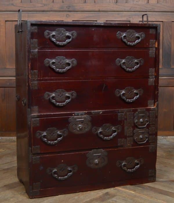 Vintage Japanese Tansu Chest SAI2920 - Image 2