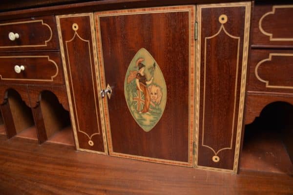 Regency Mahogany Secretaire Chest SAI2935 - Image 9