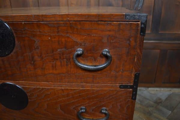 Japanese Elm Wood Tansu Chest SAI2916 Antique Draws 4