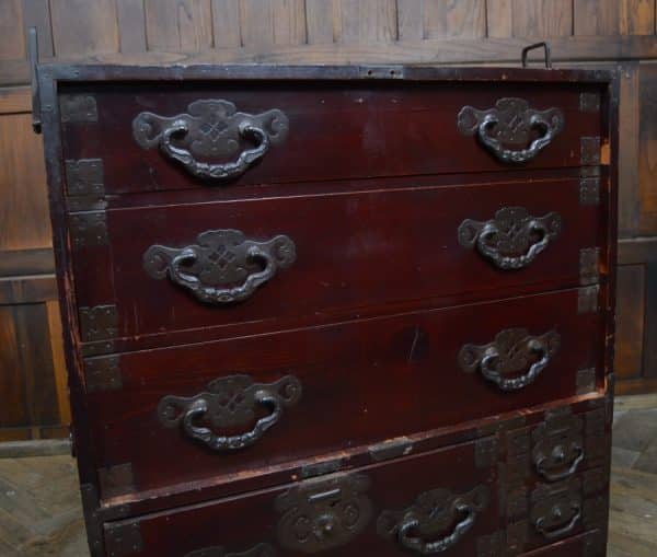 Vintage Japanese Tansu Chest SAI2920 TANSU Antique Chest Of Drawers 17