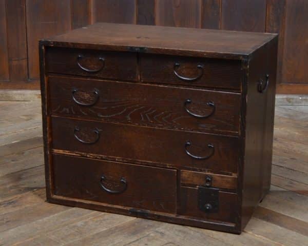 Japanese Elm Wood Tansu Chest SAI2917 TANSU Antique Draws 11