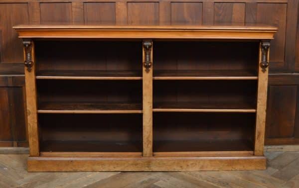 Victorian Walnut Bookcase/ Display Cabinet SAI2927 - Image 11