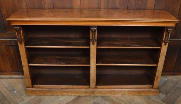 Victorian Walnut Bookcase/ Display Cabinet SAI2927 Antique Bookcases 12