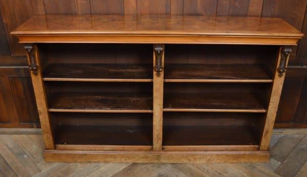 Victorian Walnut Bookcase/ Display Cabinet SAI2927 - Image 10
