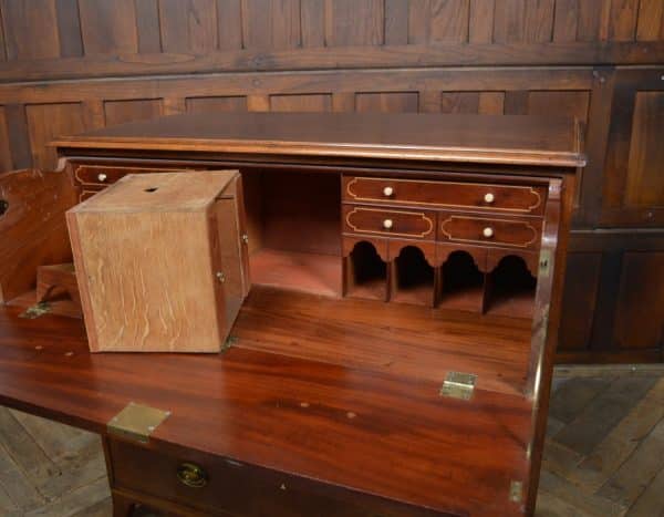 Regency Mahogany Secretaire Chest SAI2935 Antique Draws 14