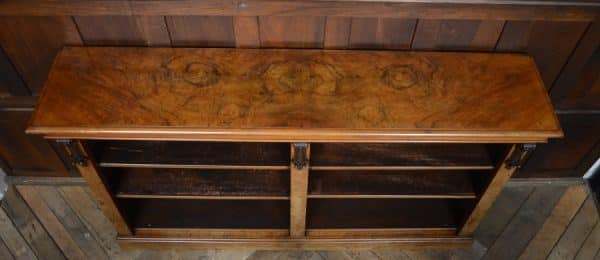 Victorian Walnut Bookcase/ Display Cabinet SAI2927 Antique Bookcases 11