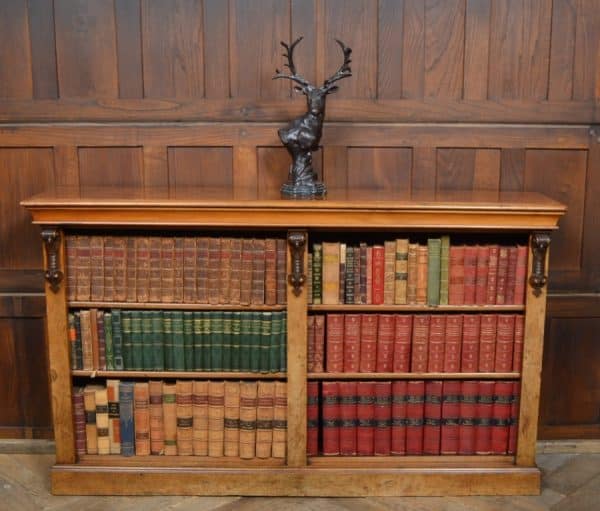 Victorian Walnut Bookcase/ Display Cabinet SAI2927 Antique Bookcases 10